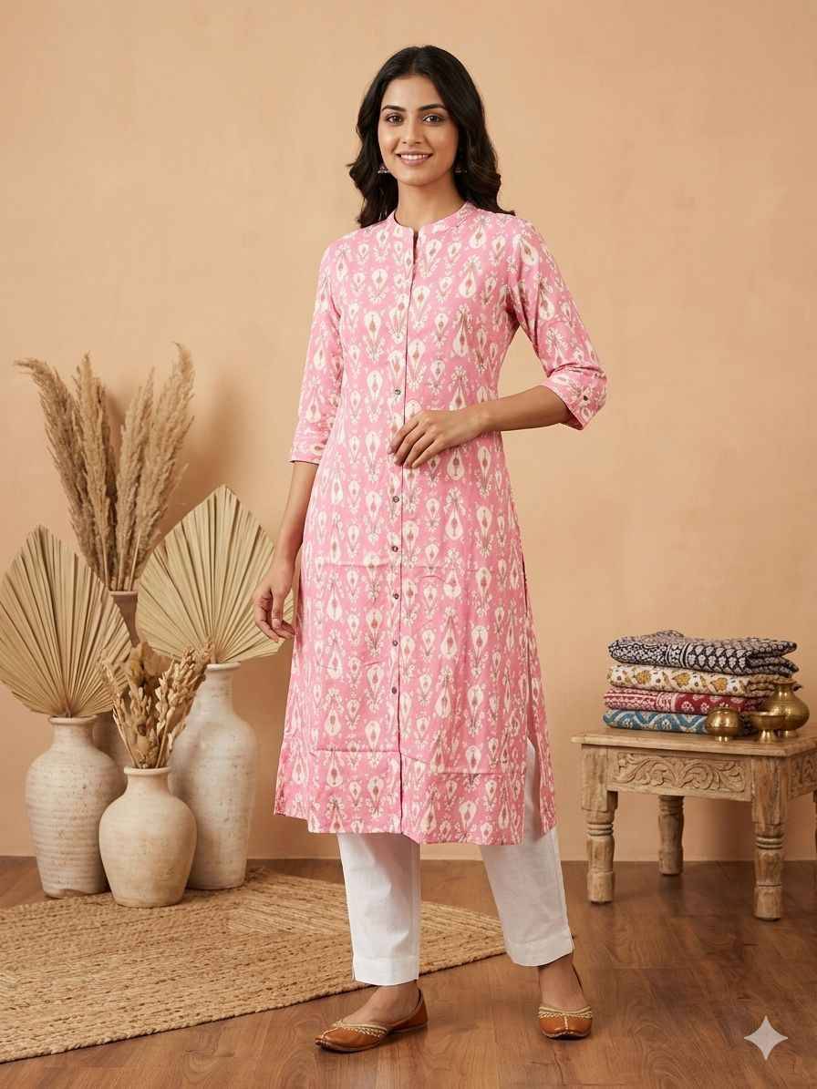 K 909 BY FASHID 01 to 31 Series Designer Collection Beautiful Stylish Fancy Colorful Party Wear & Occasional Wear Cambric Cotton Print Kurtis At Wholesale Price